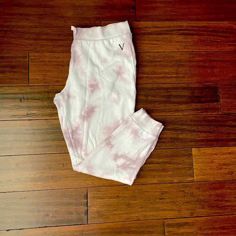 VICTORIA SECRET Tie Dye Drawstring Lounge Athleisure Joggers Size Medium